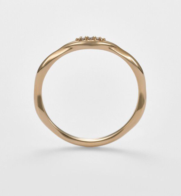 agete「ゴールドダイヤモンドリング（0.01ct）」|リング|