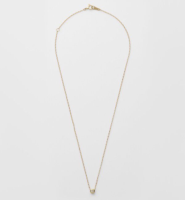 agete「K18ダイヤモンドネックレス（0.1ct）」|ネックレス|