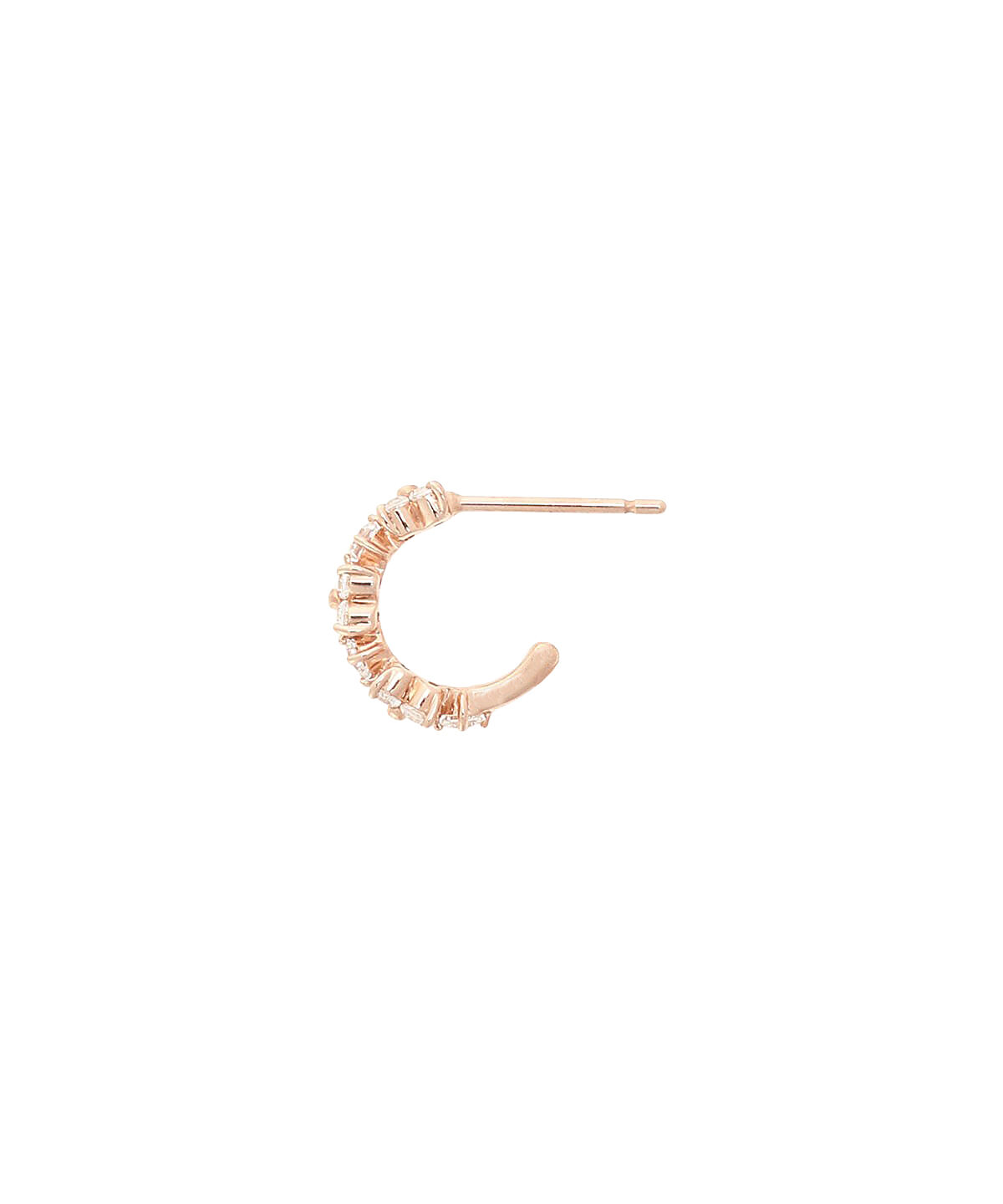 Samantha Tiara「フラワーモチーフバンド　ピアス(クリア)」|ピアス|