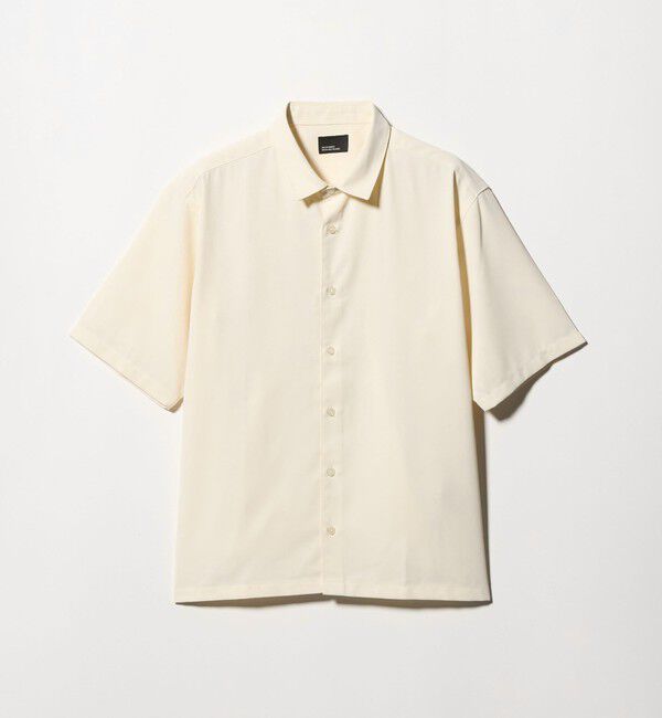 UNITED ARROWS green label relaxing「【WEB限定】JUST fit ソフトドレープ ボックスシルエット 半袖 シャツ」|シャツ・ブラウス|