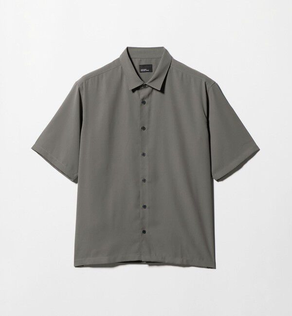 UNITED ARROWS green label relaxing「【WEB限定】JUST fit ソフトドレープ ボックスシルエット 半袖 シャツ」|シャツ・ブラウス|
