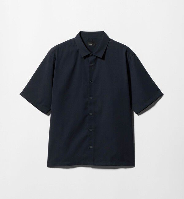 UNITED ARROWS green label relaxing「【WEB限定】JUST fit ソフトドレープ ボックスシルエット 半袖 シャツ」|シャツ・ブラウス|