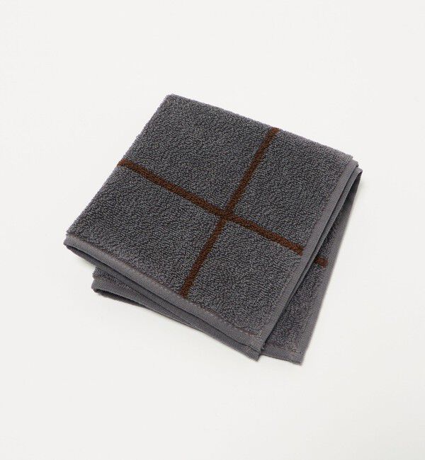 BEAUTY&YOUTH UNITED ARROWS「ウィンドウペン タオル ハンカチ」|ハンカチ|DK.GRAY