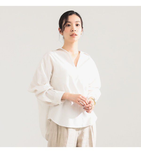 Demi-Luxe BEAMS 「TICCA / スキッパー シャツ」|シャツ・ブラウス|