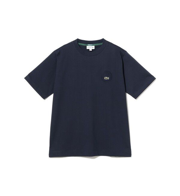 BEAMS「BEAMS｜【別注】LACOSTE / バッジ Tシャツ｜プリントT｜半袖Tシャツ|ラコステ|」|Tシャツ・カットソー|