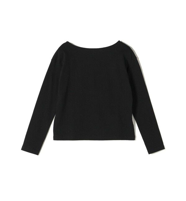 SHIPS for women「【SHIPS別注】onit:〈手洗い可能〉ラフィ 天竺 バック オープン ロング スリーブ◇」|Tシャツ・カットソー|