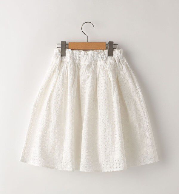 SHIPS KIDS「SHIPS KIDS:140～150cm / レース ギャザー スカート」|スカート|