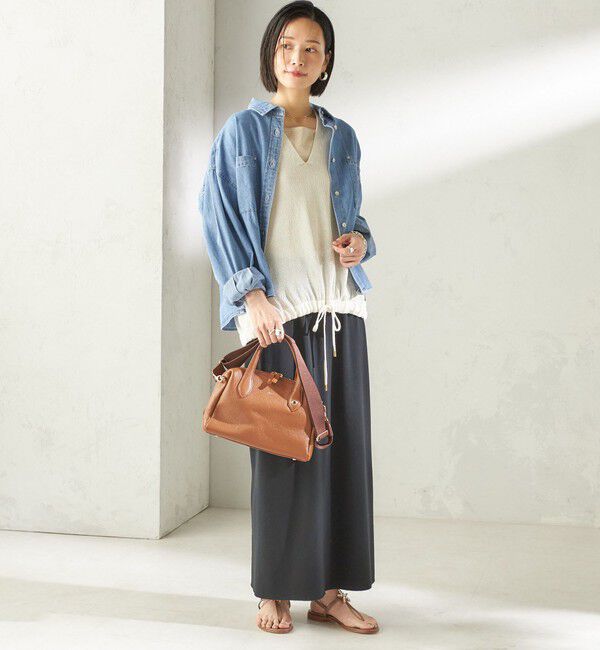 SHIPS for women「《一部追加予約》BEAURE: SQ TAPE BOSTON」|ボストンバッグ|