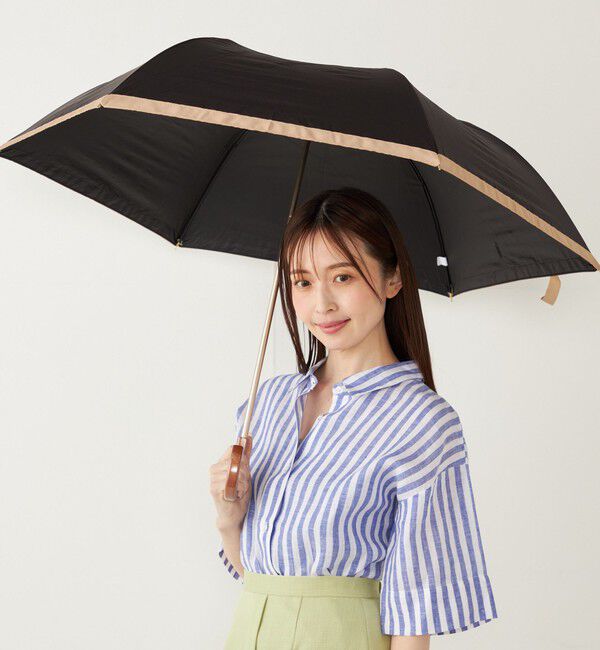 SHIPS Colors 「assa:BODYWRAP グログラン 折りたたみ傘 (晴雨兼用・親骨55cm)◇」|傘|