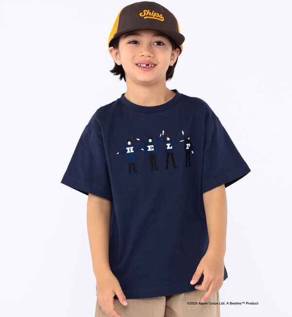 SHIPS KIDS「SHIPS KIDS:100～130cm /【THE BEATLES（ザ・ビートルズ）】半袖 TEE」|Tシャツ・カットソー|