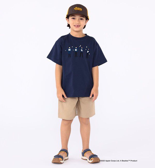 SHIPS KIDS「SHIPS KIDS:100～130cm /【THE BEATLES（ザ・ビートルズ）】半袖 TEE」|Tシャツ・カットソー|