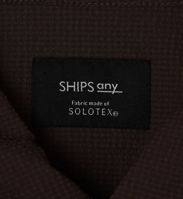 SHIPS any「SHIPS any:〈撥水/ストレッチ〉SOLOTEX(R) シアサッカー キャンプポケット シャツ」|シャツ・ブラウス|