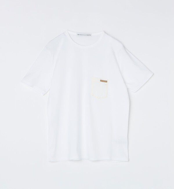 SHIPS「BATEAUX DE SHIPS: ポケット Tシャツ」|Tシャツ・カットソー|オフホワイト