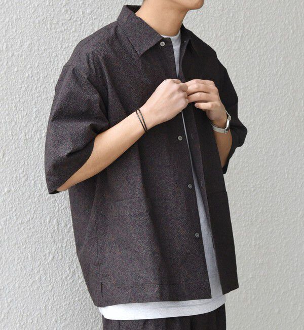 SHIPS any「SHIPS any:〈撥水/ストレッチ〉SOLOTEX(R) シアサッカー キャンプポケット シャツ」|シャツ・ブラウス|