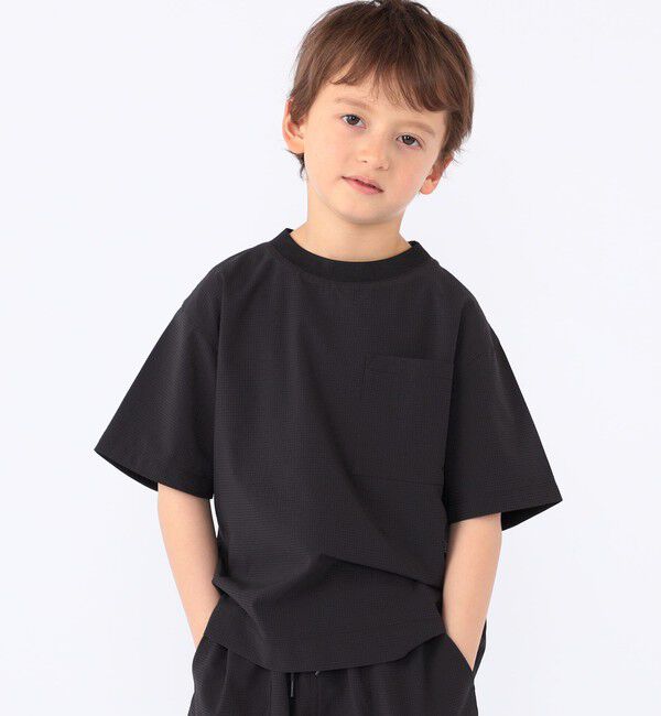 SHIPS KIDS「【SHIPS KIDS別注】ARCH&LINE:100～130cm / 〈家族おそろい〉SOLOTEX (R) Tシャツ」|Tシャツ・カットソー|
