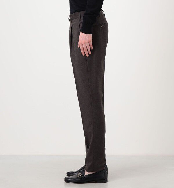 TOMORROWLAND BUYING WEAR「PT TRINO GENTS ウールストレッチ 1プリーツスラックス」|スラックス|