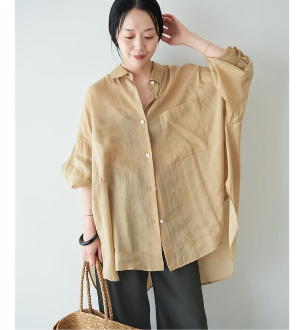 Plage「RAMIE LYOCELL VOLUME シャツ」|シャツ・ブラウス|