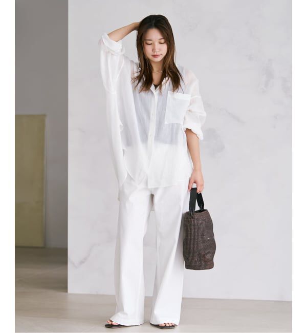 Plage「RAMIE LYOCELL VOLUME シャツ」|シャツ・ブラウス|