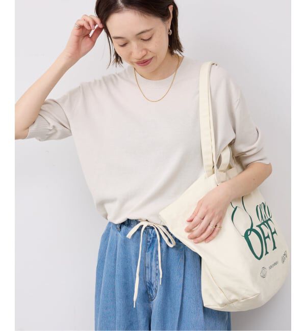 SLOBE IENA「《WEB限定/追加予約/シリーズあり》コットンキュプラハーフスリーブプルオーバー」|ニット・セーター|