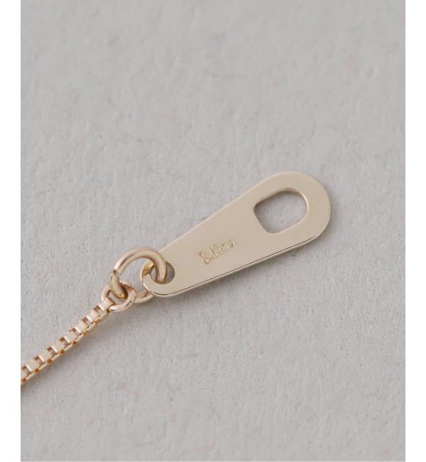 Lilas by Spick&Span「《WEB限定》ドロップパールYチェーンネックレス K10」|ネックレス|