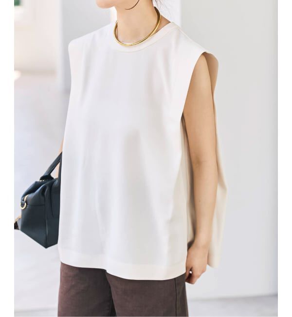 Spick and Span「ショルダータックノースリーブブラウス」|シャツ・ブラウス|