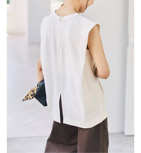 Spick and Span「ショルダータックノースリーブブラウス」|シャツ・ブラウス|