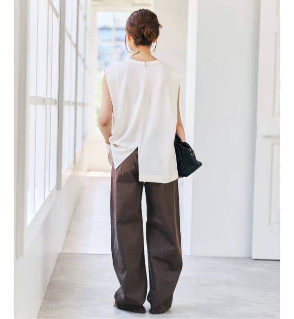 Spick and Span「ショルダータックノースリーブブラウス」|シャツ・ブラウス|