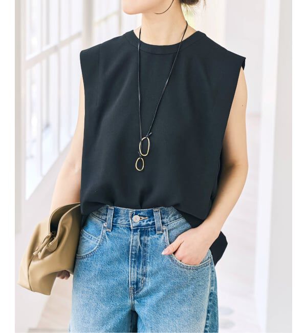 Spick and Span「ショルダータックノースリーブブラウス」|シャツ・ブラウス|