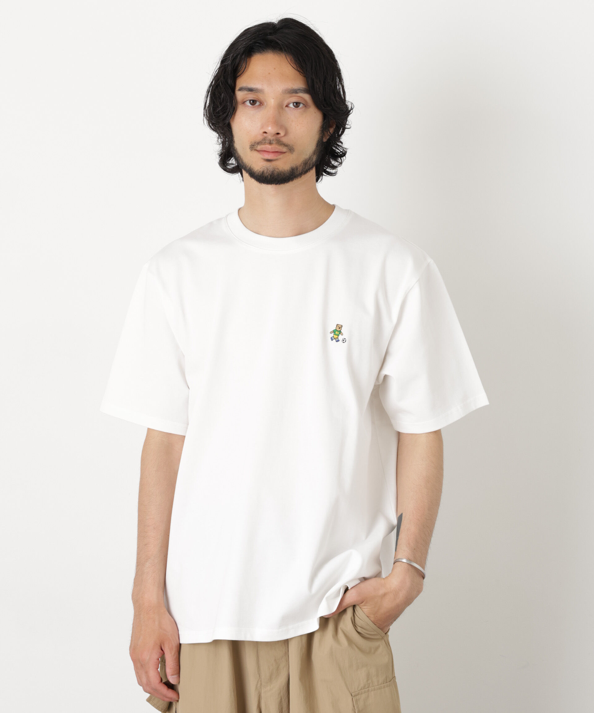 nano･universe「ナノベア Tシャツ半袖 サッカー」|Tシャツ・カットソー|