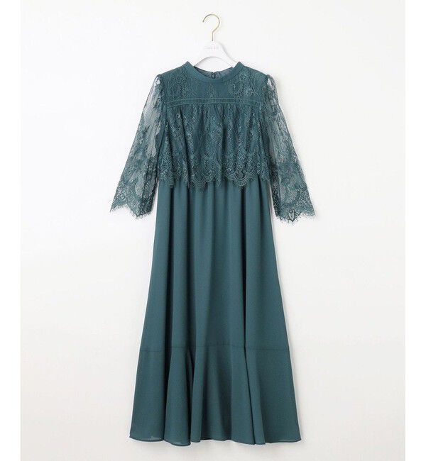 ANY SIS「【洗える】レーシーケープ ドレス」|ドレス|