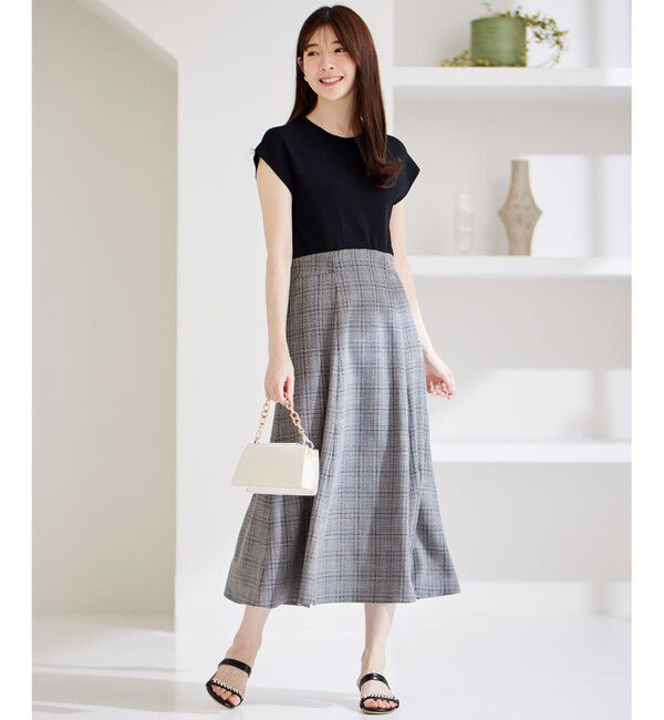 any SiS「【洗える】ニットコンビ ワンピース」|ワンピース|