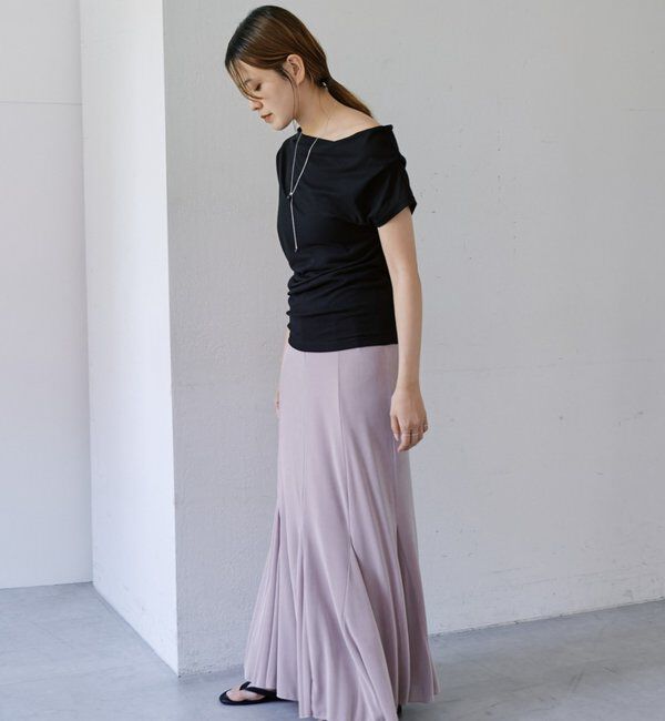  「アシメネックTee」|Tシャツ・カットソー|