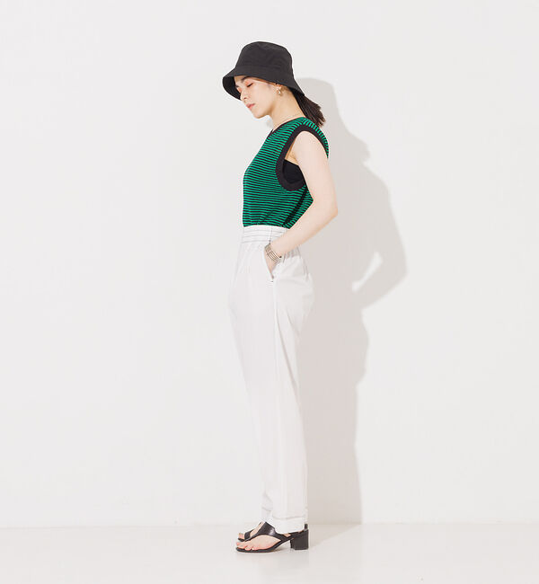 NOMINE「ステッチタックパンツ」|スラックス|