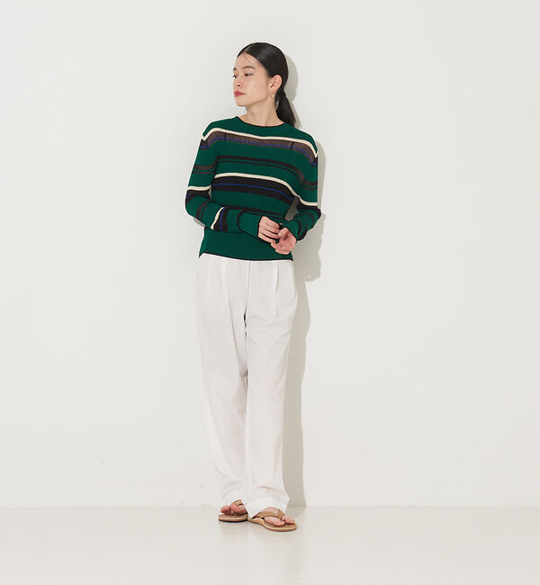 NOMINE「ステッチタックパンツ」|スラックス|