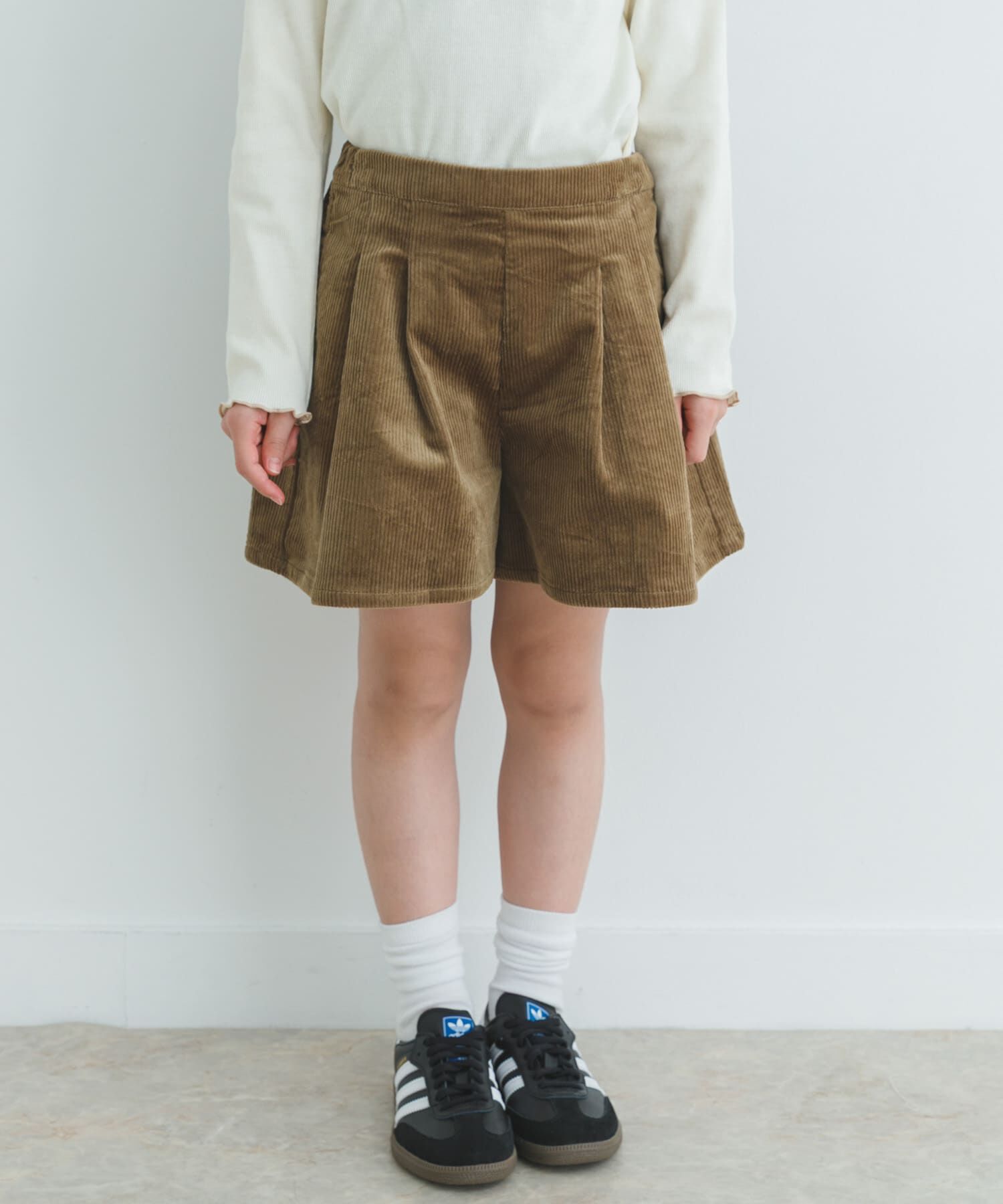 URBAN RESEARCH DOORS「コーデュロイWタックキュロット(KIDS)」|その他|モカ
