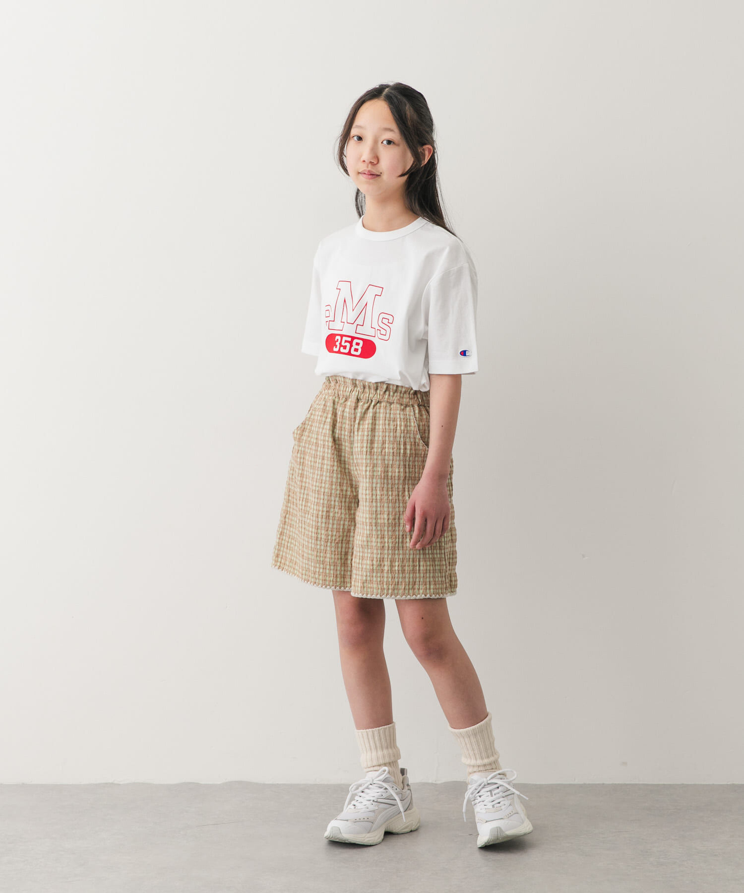 URBAN RESEARCH DOORS「『150サイズ』『別注』CHAMPION&times;DOORS　RMS Tシャツ(KIDS)」|その他|