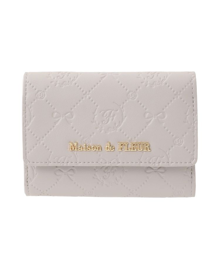 Maison de FLEUR「カラーモノグラムウォレット」|財布|