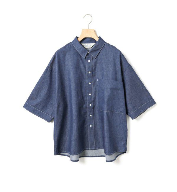 MidiUmi「MidiUmi ビッグポケットデニムシャツ」|シャツ・ブラウス|