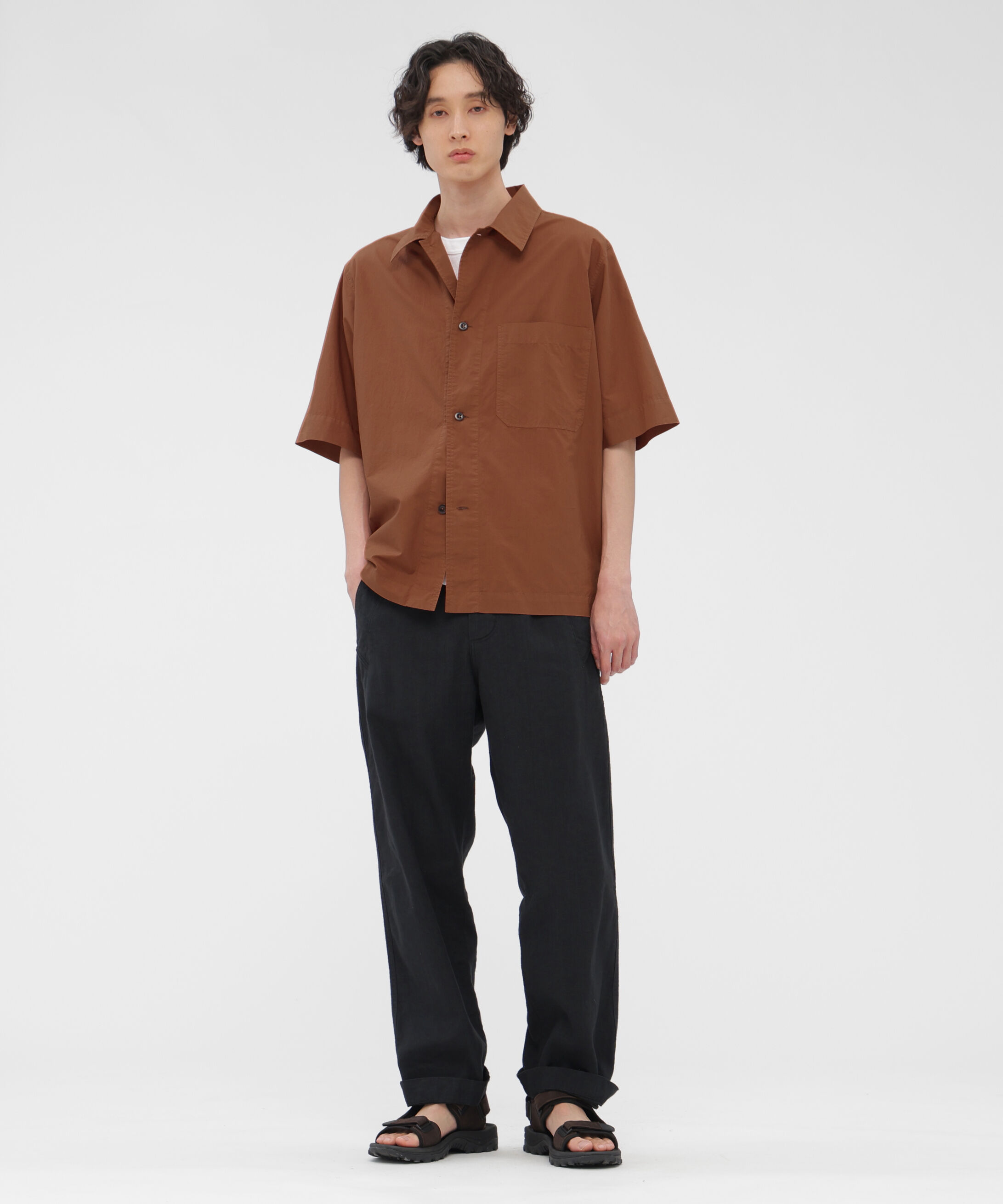 MHL.「COTTON RAMIE POPLIN SHIRT」|シャツ・ブラウス|