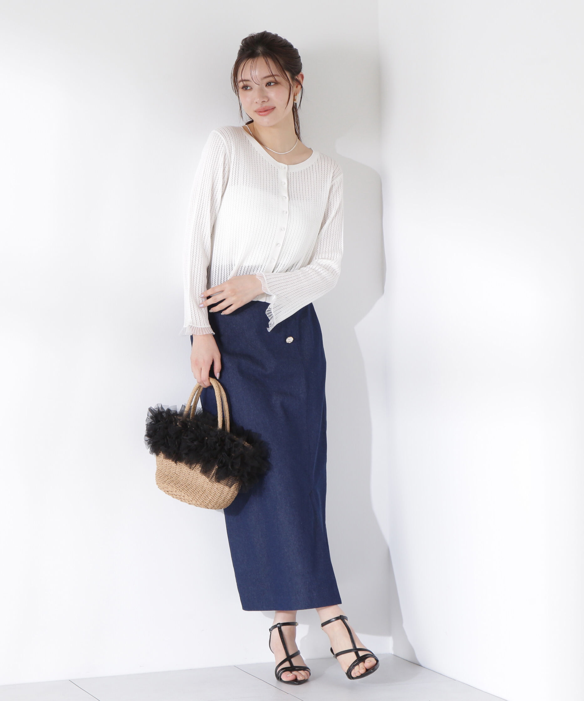 PROPORTION BODY DRESSING「シアードッキングカーディガン」|カーディガン|