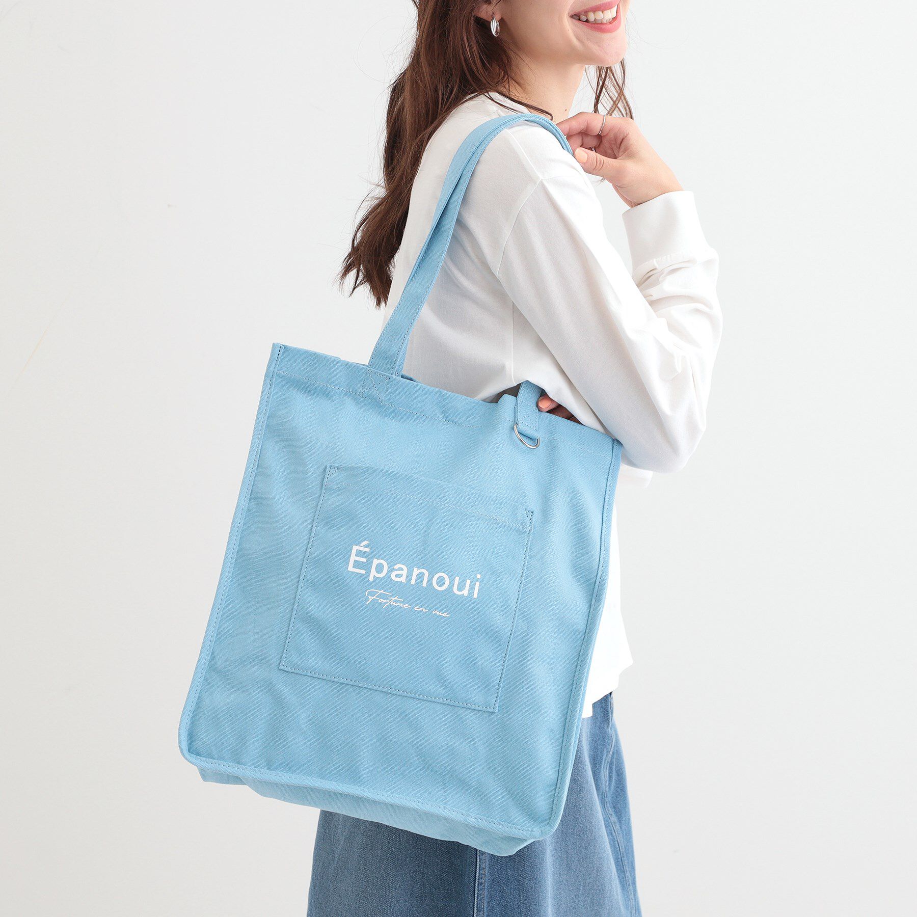 SHOO･LA･RUE「【推し活にも】うちわが入るトートバッグ」|トートバッグ|