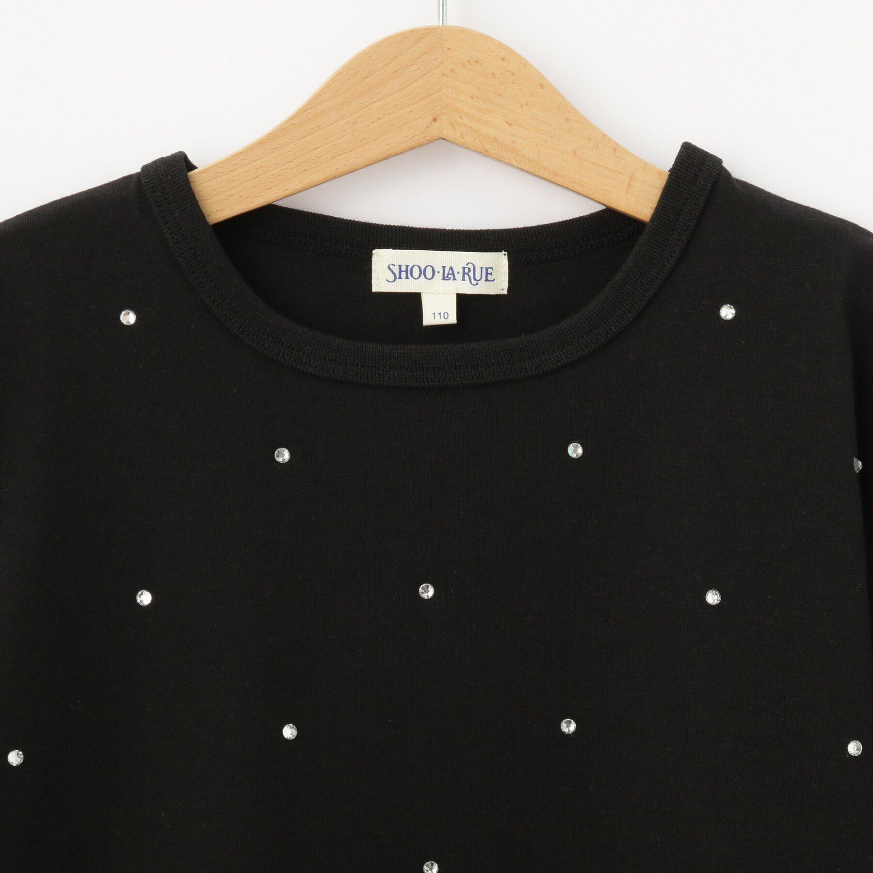 SHOO･LA･RUE「【100-150cm】キラキラワイドTシャツ」|Tシャツ・カットソー|