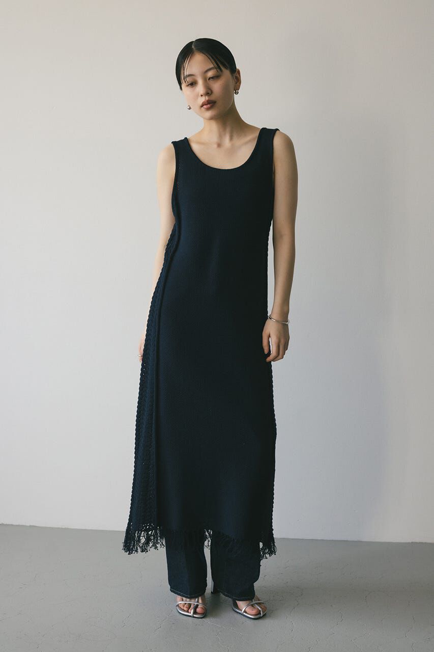 STYLEMIXER「コットンクロシェニットワンピース」|ワンピース|