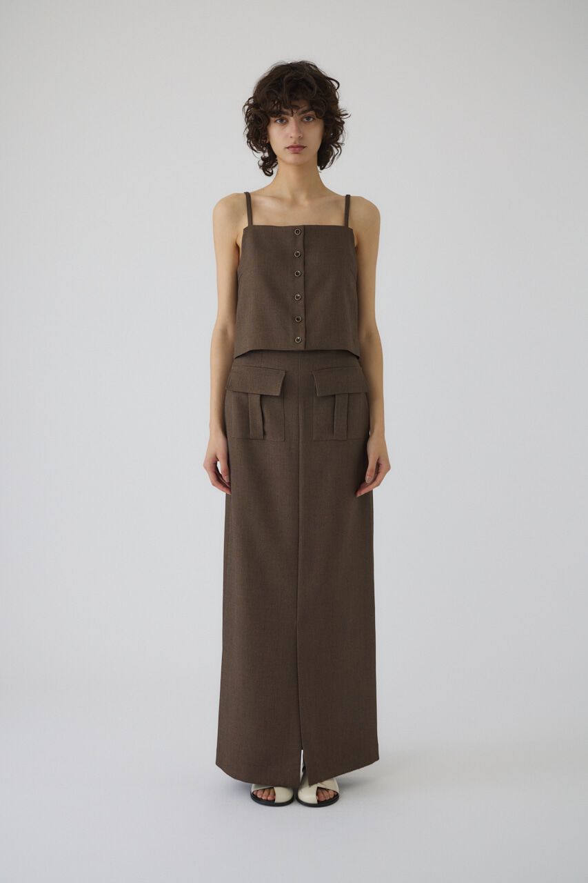 RIM.ARK 「Tweed cami tops」|キャミソール|
