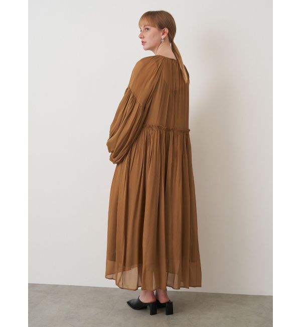 ELENDEEK「CHIFFON GATHER OP」|ワンピース|