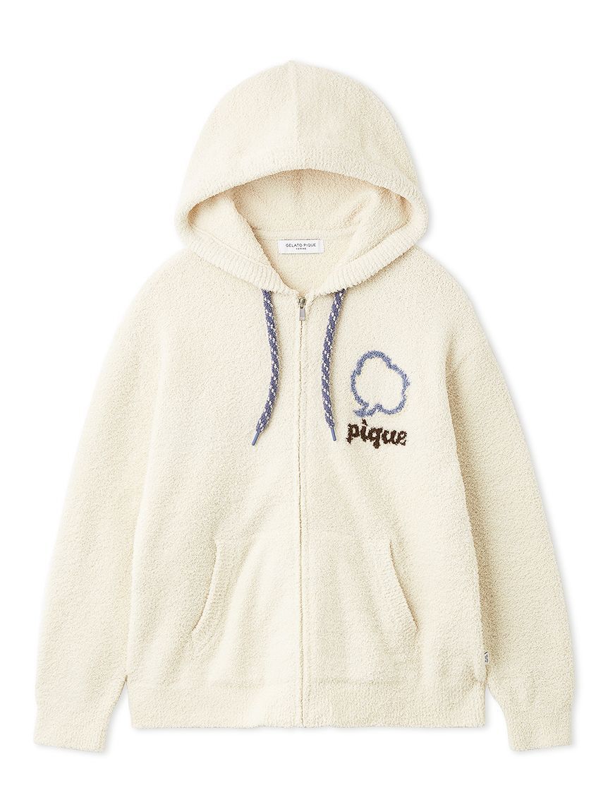 GELATO PIQUE HOMME「【HOMME】ベビモコトークロゴパーカ」|パーカー|IVR