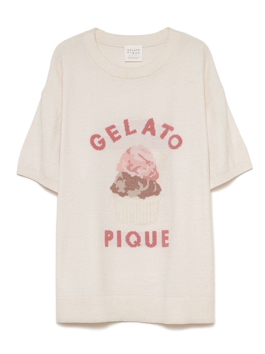 gelato pique「モチーフ柄ジャガードプルオーバー」|ルームウェア|PNK