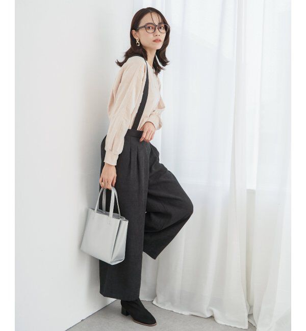 ikka「サス付きワイドパンツ」|その他|