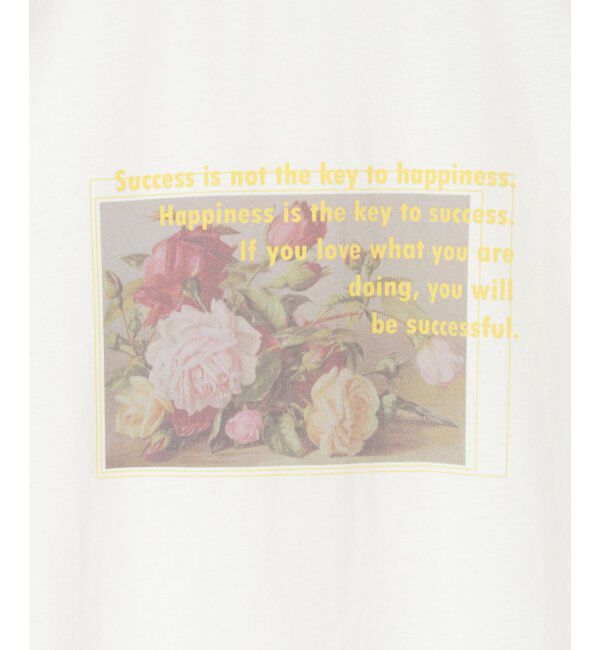 VENCE share style「フラワープリントオーバーサイズTシャツ」|Tシャツ・カットソー|
