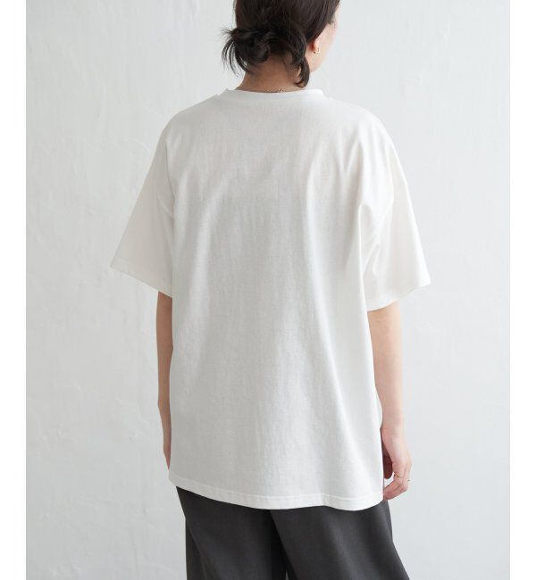 VENCE share style「フラワープリントオーバーサイズTシャツ」|Tシャツ・カットソー|